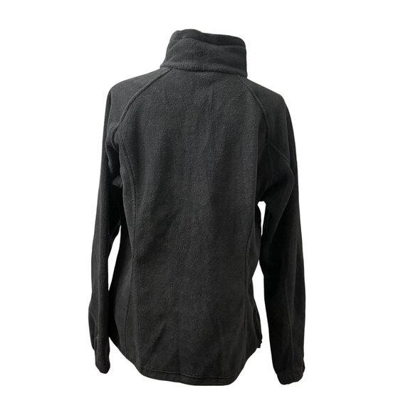Columbia Womens Black Full-Zip Fleece JacketXL Lightweight Warm Sweater - Picture 3 of 12